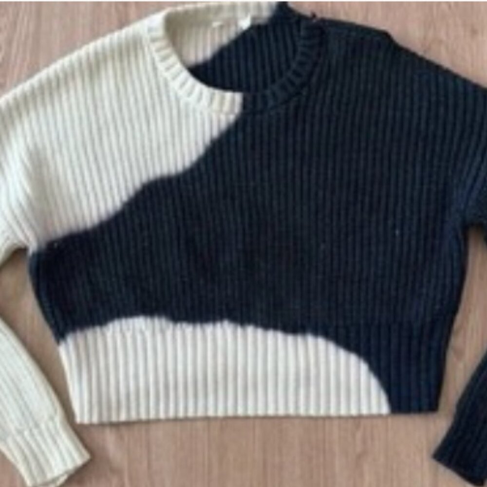 Black and White Sweater